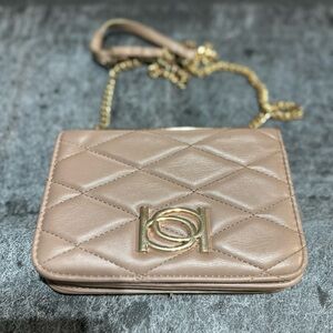 Bebe Los Angeles Sophia Crossbody Women’s Purse Beige NWT MSRP $69